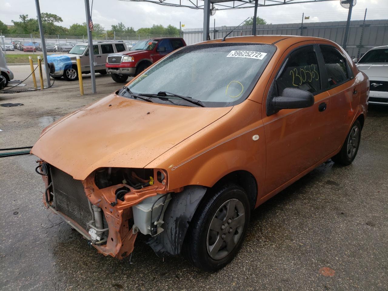 Photo 2 from auction – 2005 CHEVROLET AVEO BASE with VIN KL1TD52635B434268