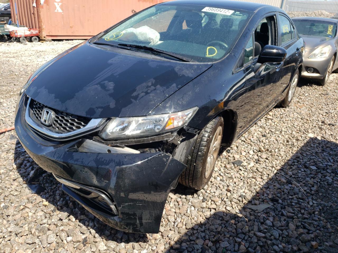 Photo 2 from auction – 2015 HONDA CIVIC LX with VIN 19XFB2F52FE083496