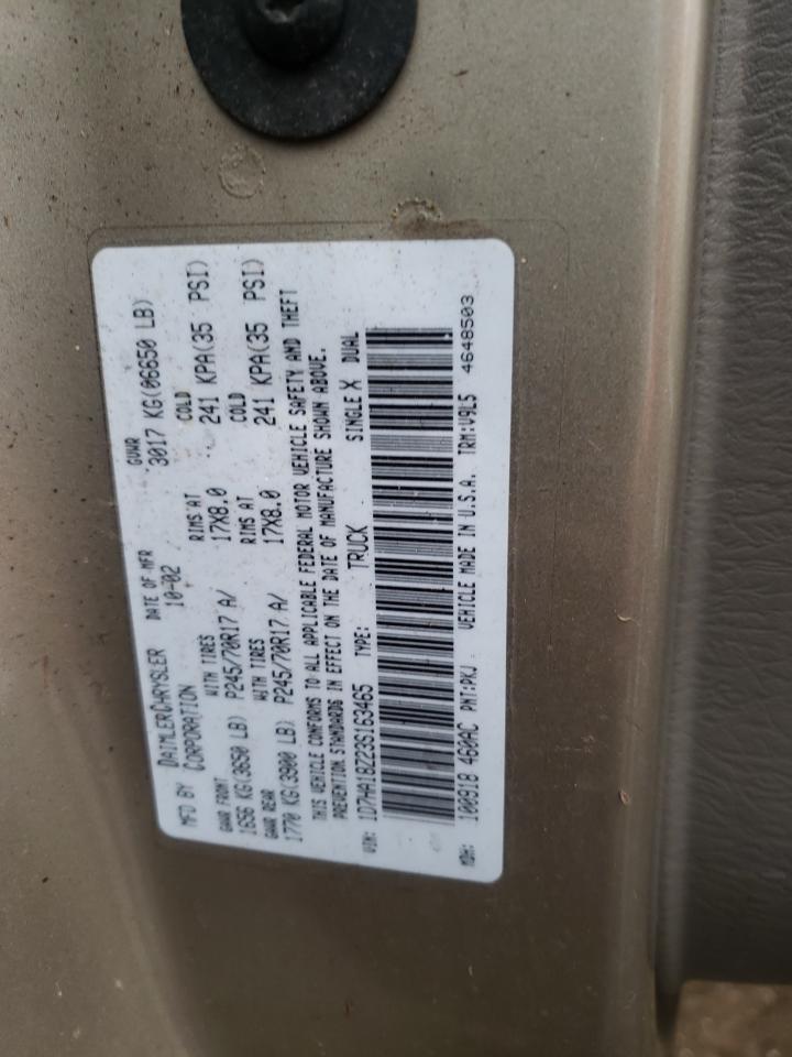 Zdjęcie 10 z aukcji – 2003 DODGE RAM 1500 S z VIN 1D7HA18Z23S163465