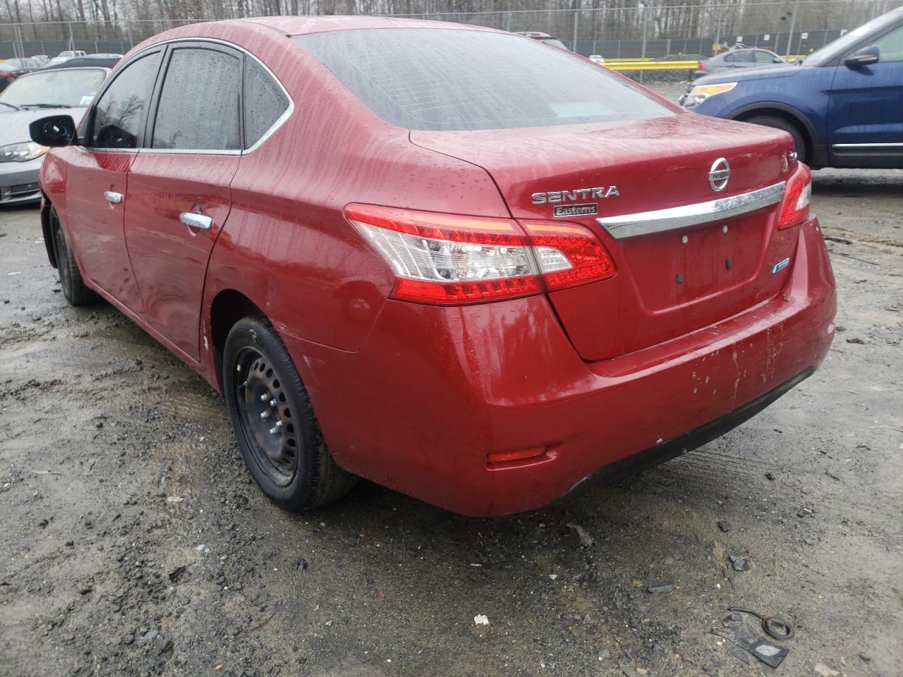 Photo 3 from auction – 2014 NISSAN SENTRA S with VIN 3N1AB7AP7EL656292