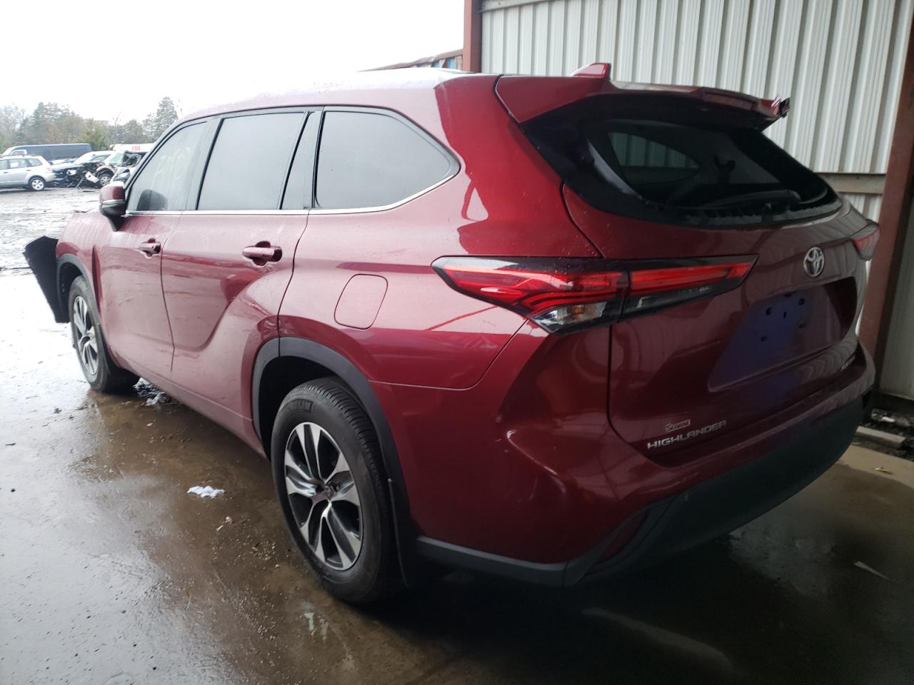 Photo 3 from auction – 2020 TOYOTA HIGHLANDER with VIN 5TDHZRBH6LS036566