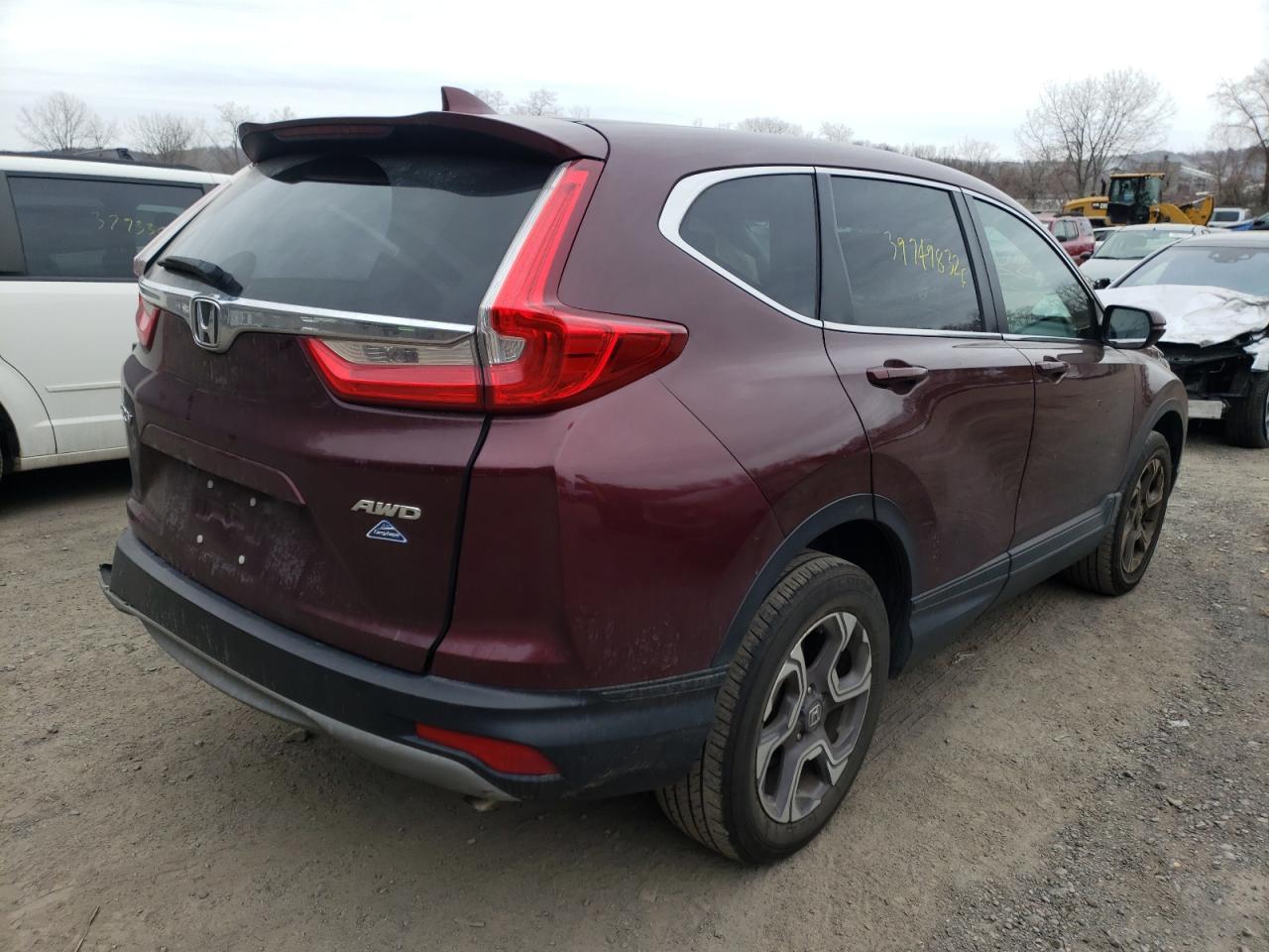 Photo 4 from auction – 2018 HONDA CR-V EXL with VIN 7FARW2H85JE015886