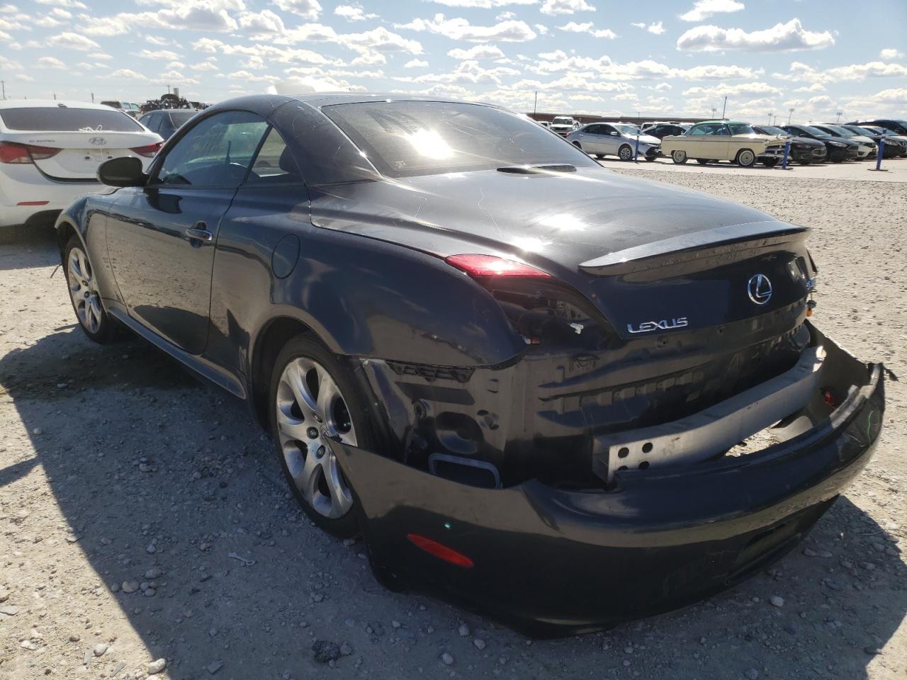 Photo 3 from auction – 2008 LEXUS SC 430 with VIN JTHFN45Y989016690