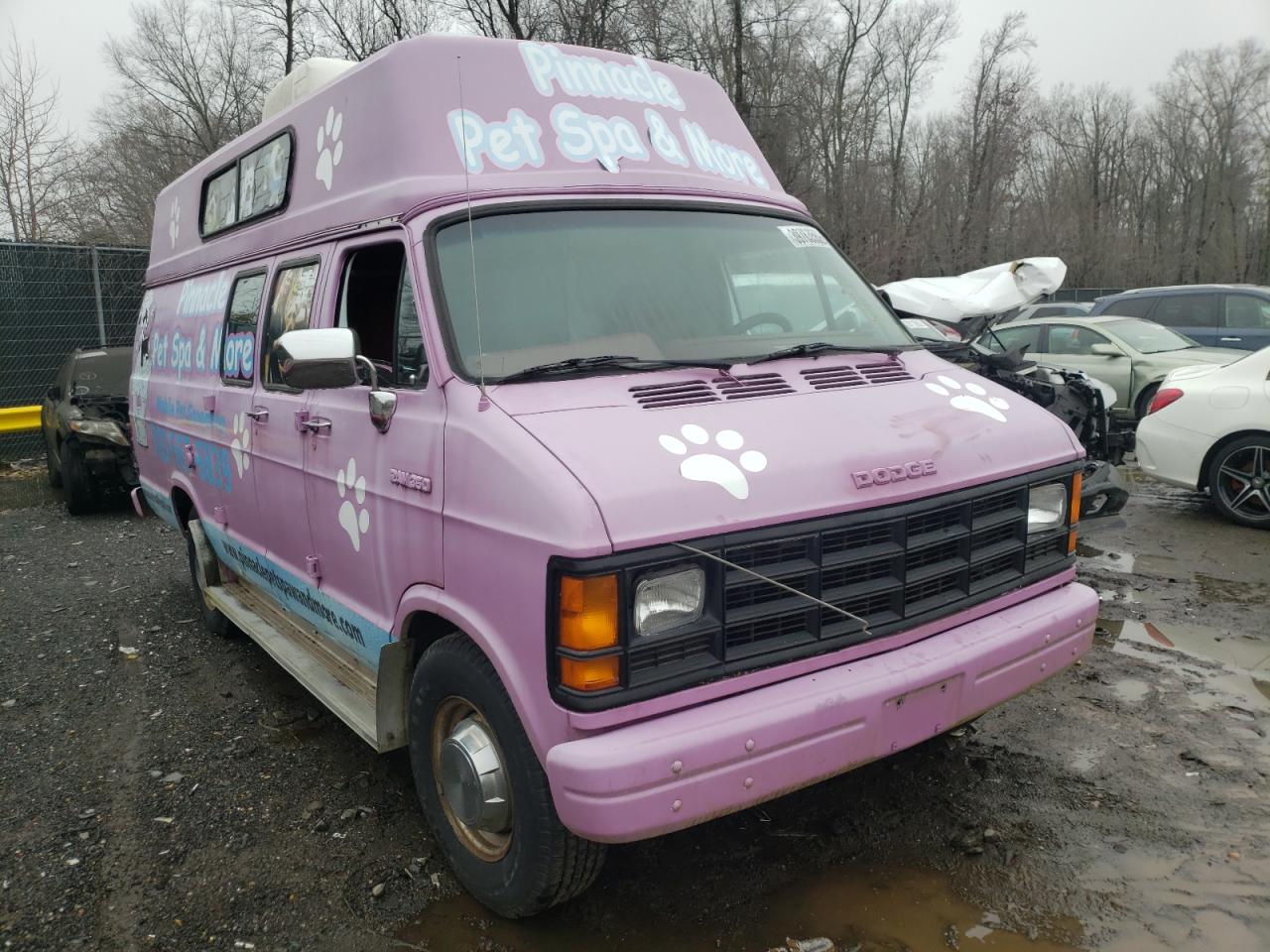 Photo 1 from auction – 1993 DODGE RAM VAN B3 with VIN 2B7KB31Z1PK502400