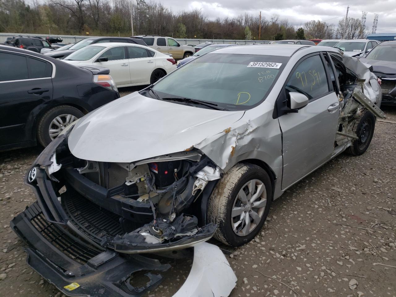 Photo 9 from auction – 2014 TOYOTA COROLLA L with VIN 5YFBURHE8EP018700
