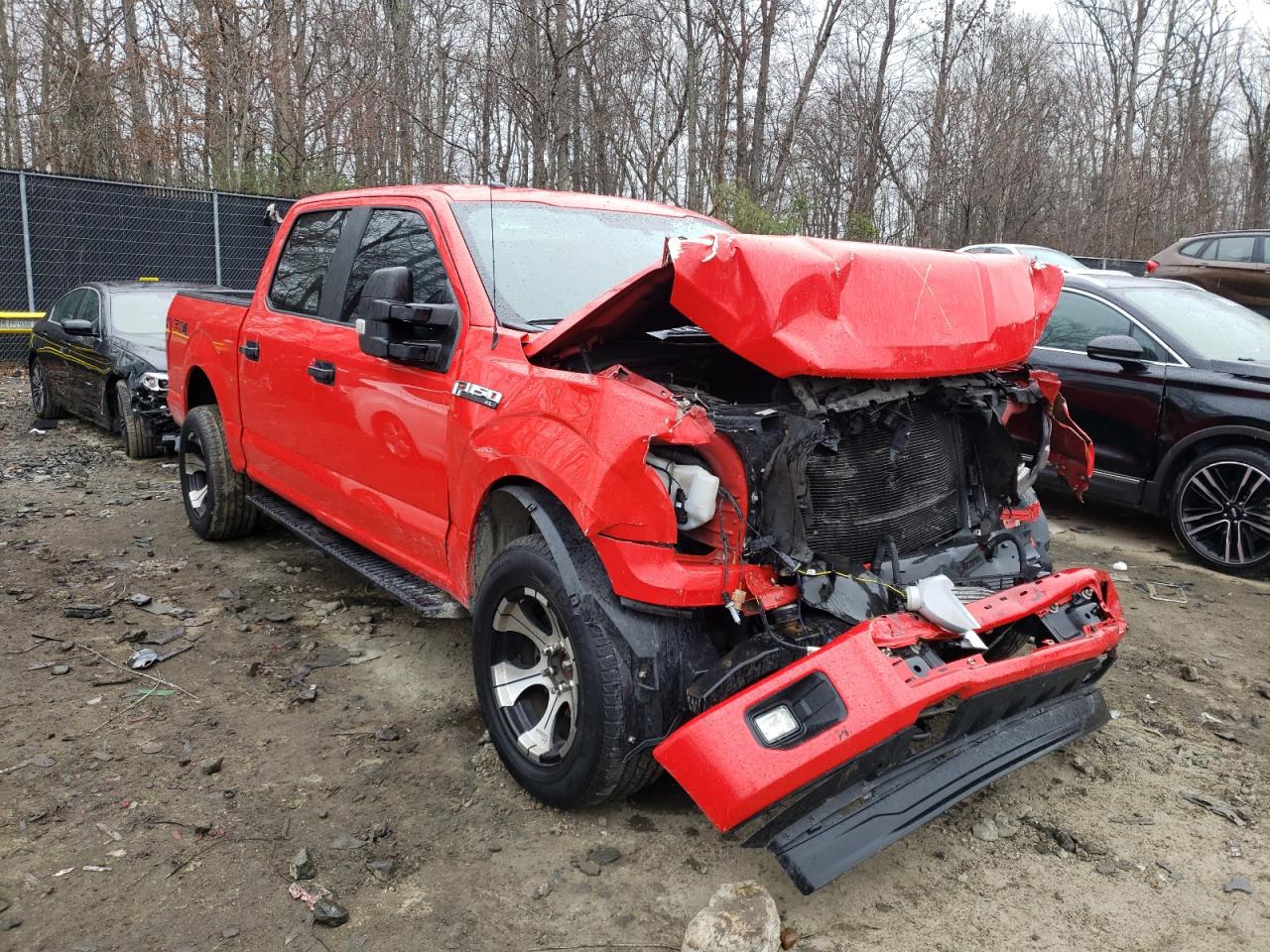 FORD F150 SUPER 2017 with VIN 1FTEW1EF9HKC69704 - Photo from auction