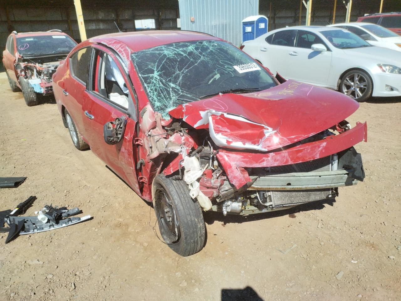 NISSAN VERSA S 2014 with VIN 3N1CN7AP8EK447942 - Photo from auction