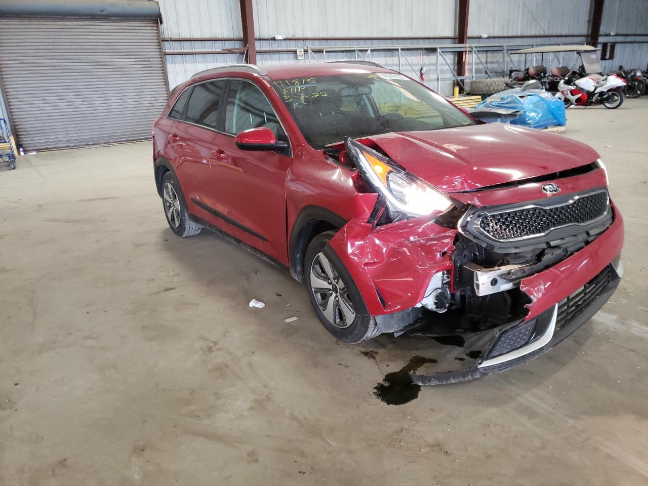 KIA NIRO FE 2018 with VIN KNDCB3LC0J5113546 - Photo from auction