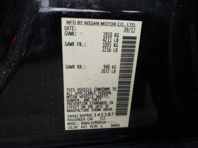 Photo 10 from auction – 2013 NISSAN ALTIMA 2.5 with VIN 1N4AL3AP4DC145187