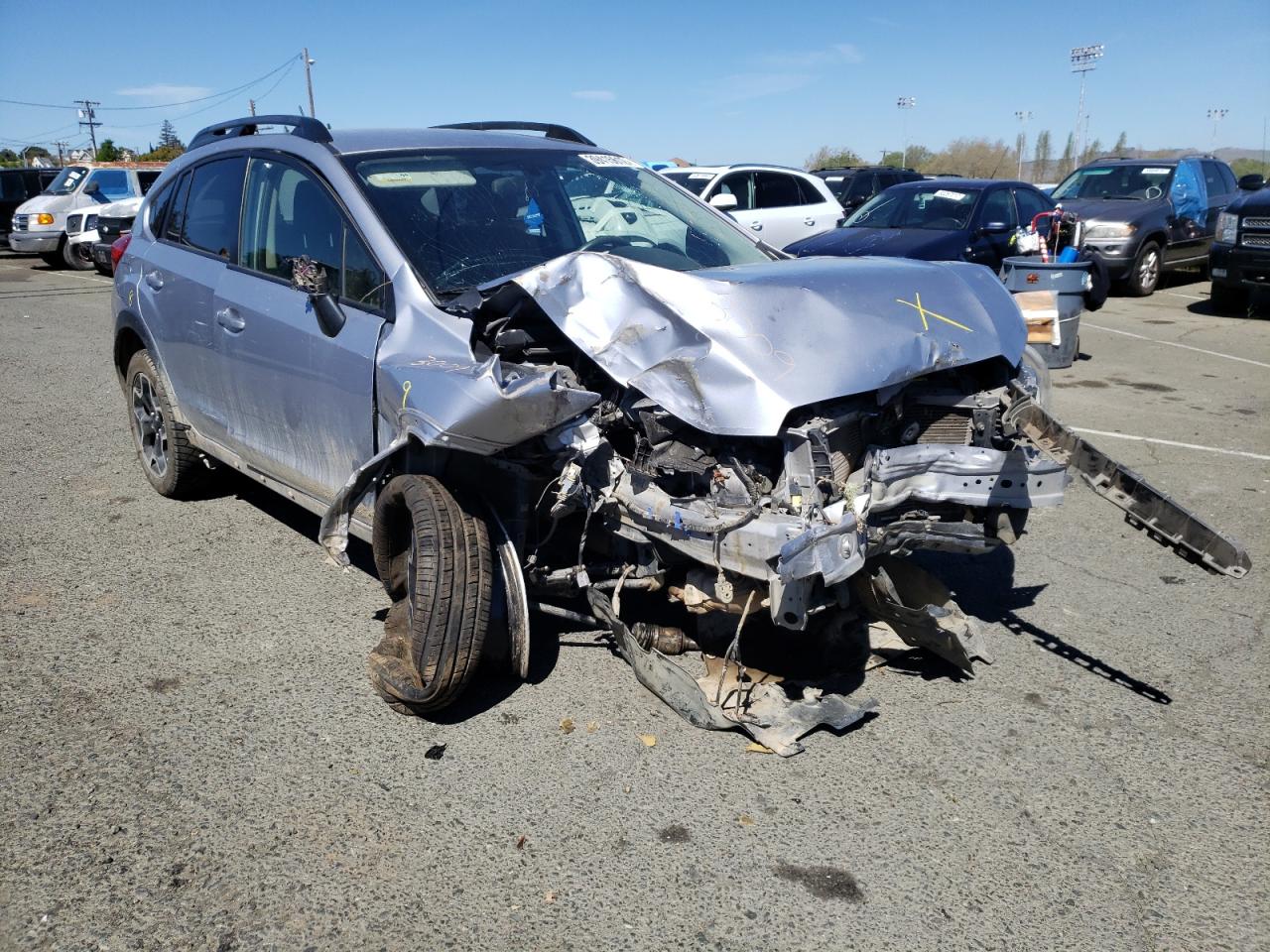 SUBARU XV CROSSTR 2014 with VIN JF2GPACC0E8305515 - Photo from auction