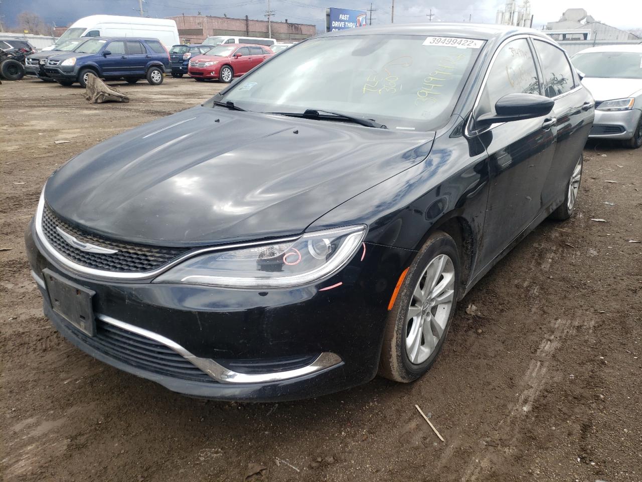 Photo 2 from auction – 2015 CHRYSLER 200 LIMITE with VIN 1C3CCCAB7FN627655