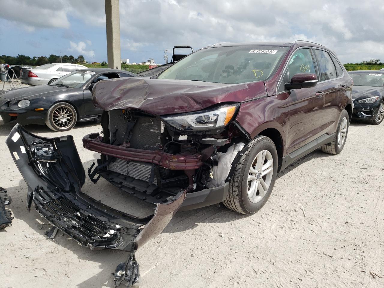Photo 2 from auction – 2020 FORD EDGE SEL with VIN 2FMPK3J91LBB25062