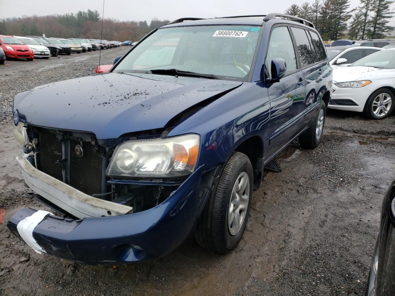 Photo 2 from auction – 2007 TOYOTA HIGHLANDER with VIN JTEHD21A070046105