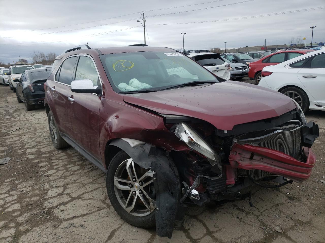 CHEVROLET EQUINOX PR 2017 with VIN 2GNALDEK4H1552556 - Photo from auction