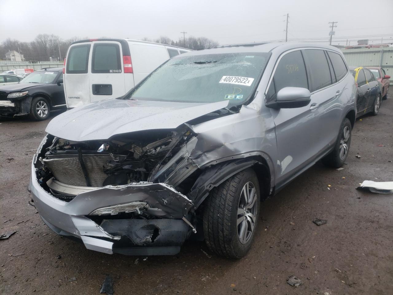 Photo 2 from auction – 2016 HONDA PILOT EXL with VIN 5FNYF6H52GB004311