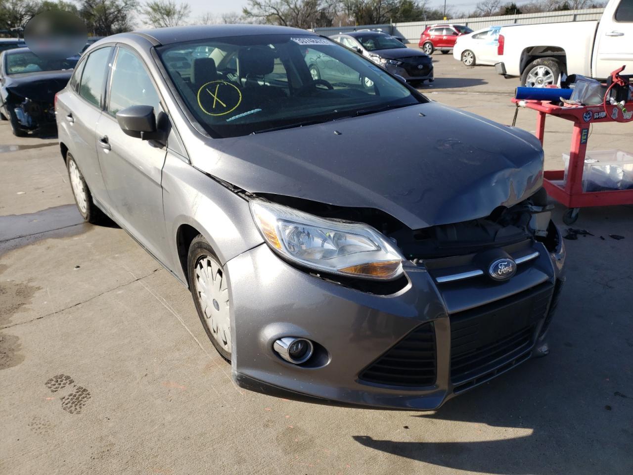 FORD FOCUS SE 2012 with VIN 1FAHP3F20CL319545 - Photo from auction