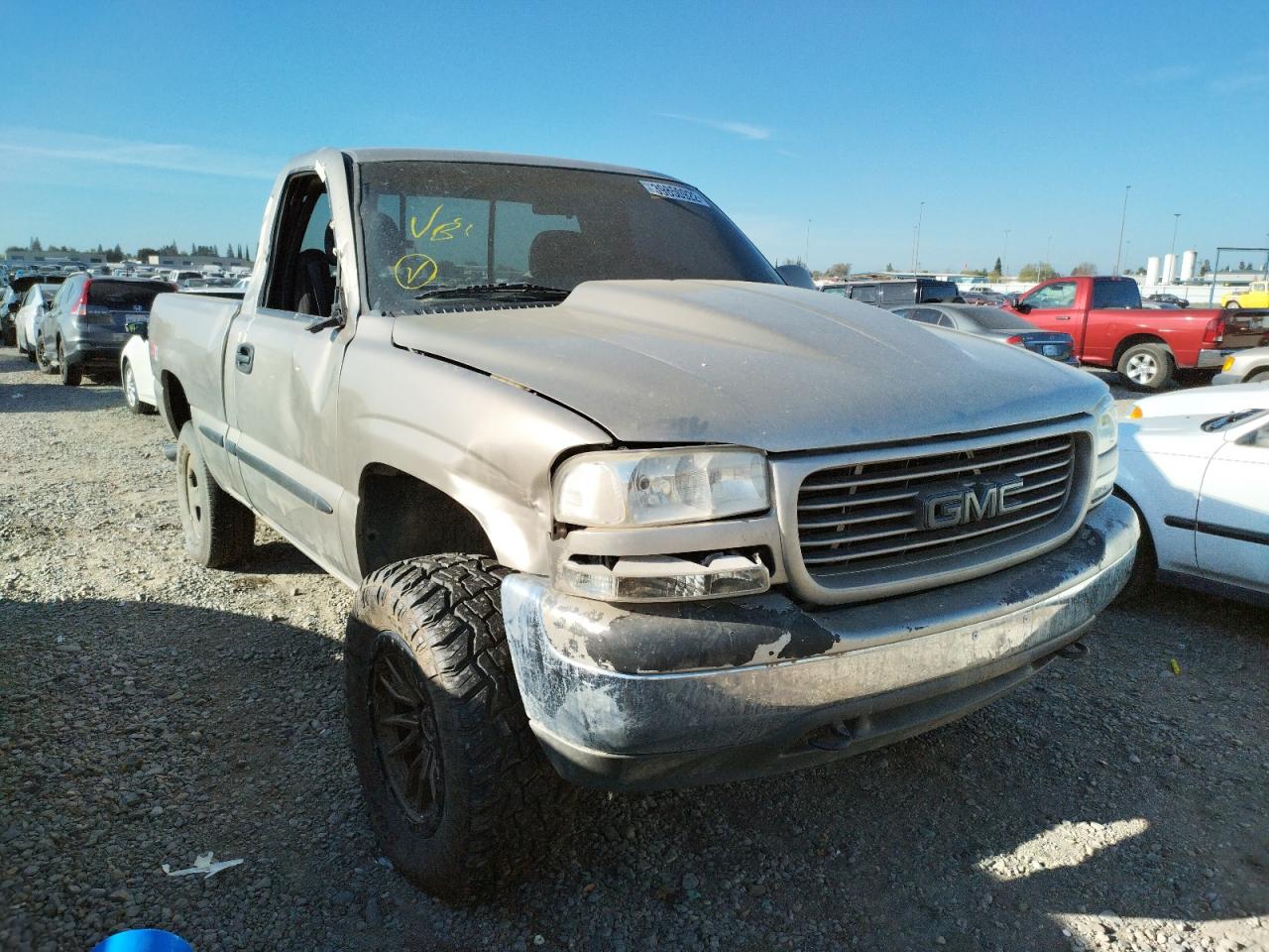GMC NEW SIERRA 2002 with VIN 1GTEK14T22Z127230 - Photo from auction