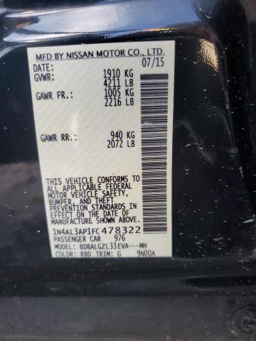 Фото 10 с аукциона – 2015 NISSAN ALTIMA 2.5 с VIN 1N4AL3AP1FC478322