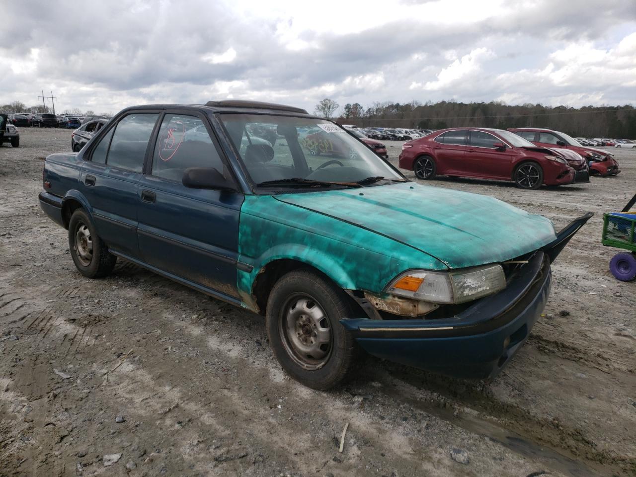 TOYOTA COROLLA DL 1992 with VIN JT2AE94AXN0284606 - Photo from auction