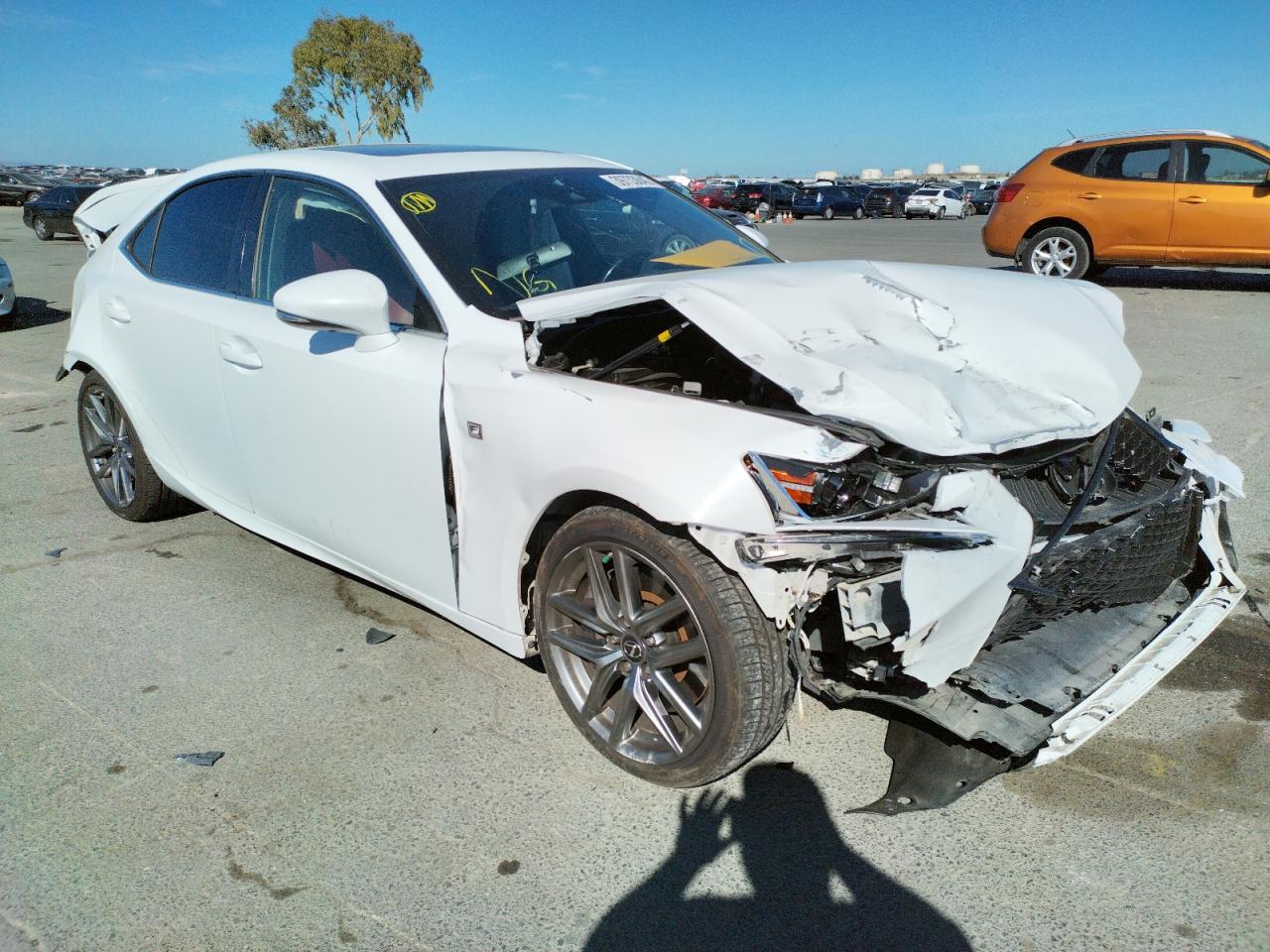 LEXUS IS 200T 2017 with VIN JTHBA1D29H5047063 - Photo from auction