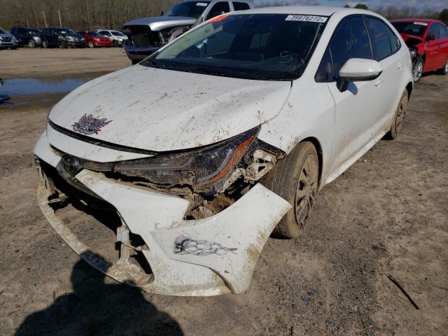 Photo 2 from auction – 2021 TOYOTA COROLLA LE with VIN JTDEPMAE1MJ123793