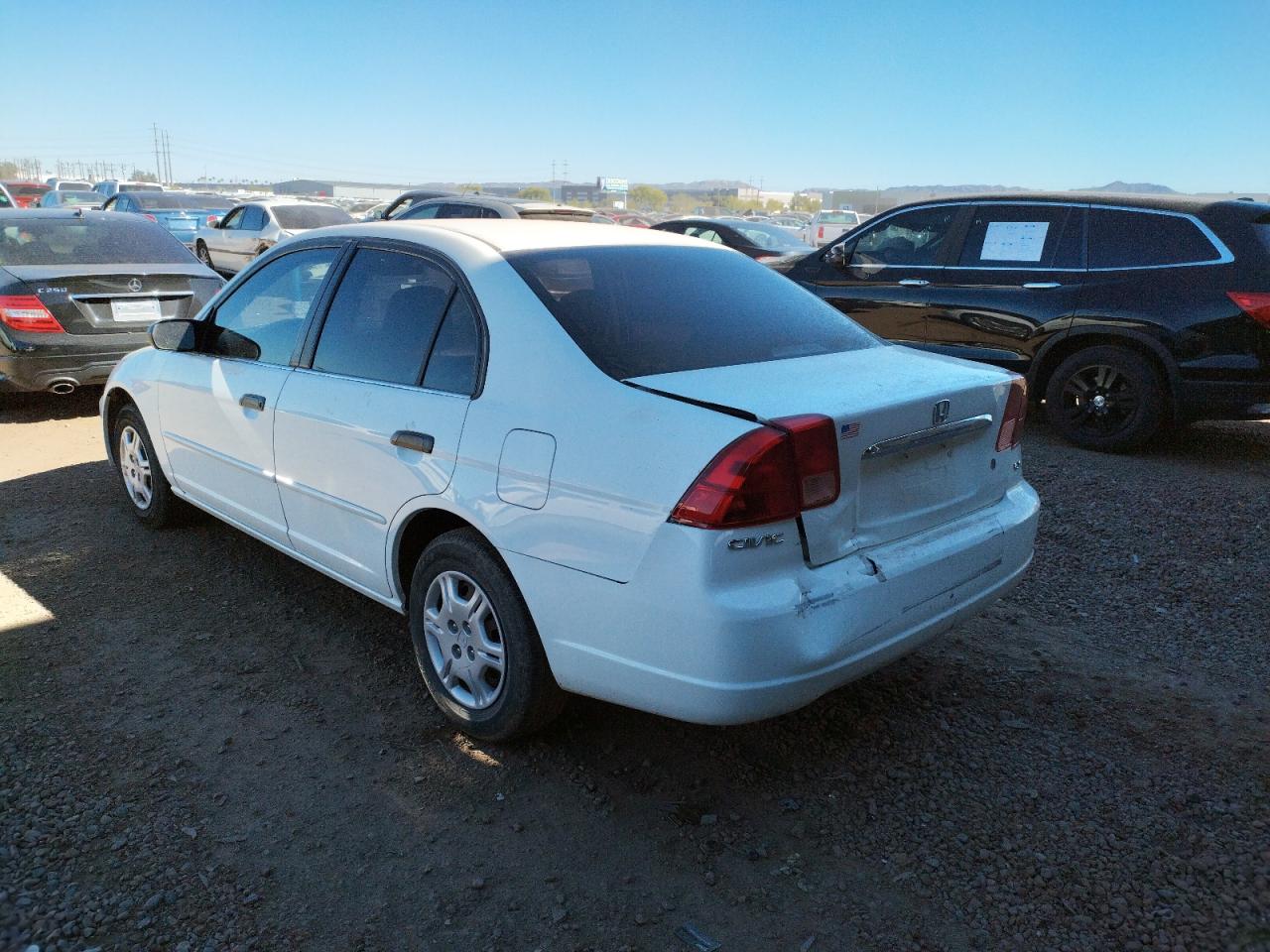Photo 3 from auction – 2001 HONDA CIVIC LX with VIN 2HGES16561H516158