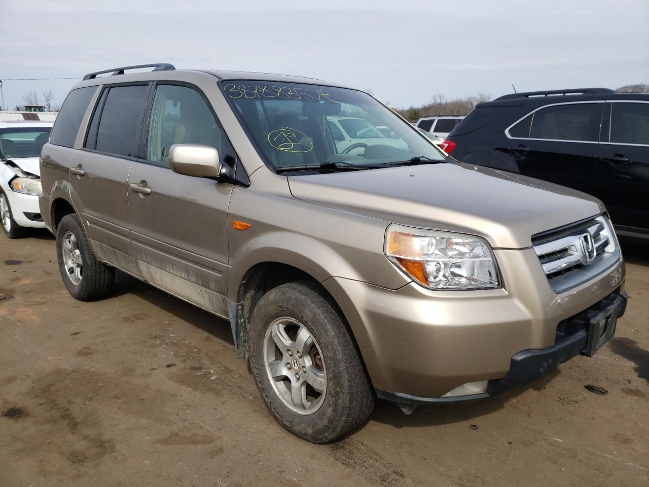 HONDA PILOT EX 2006 with VIN 2HKYF18666H516178 - Photo from auction