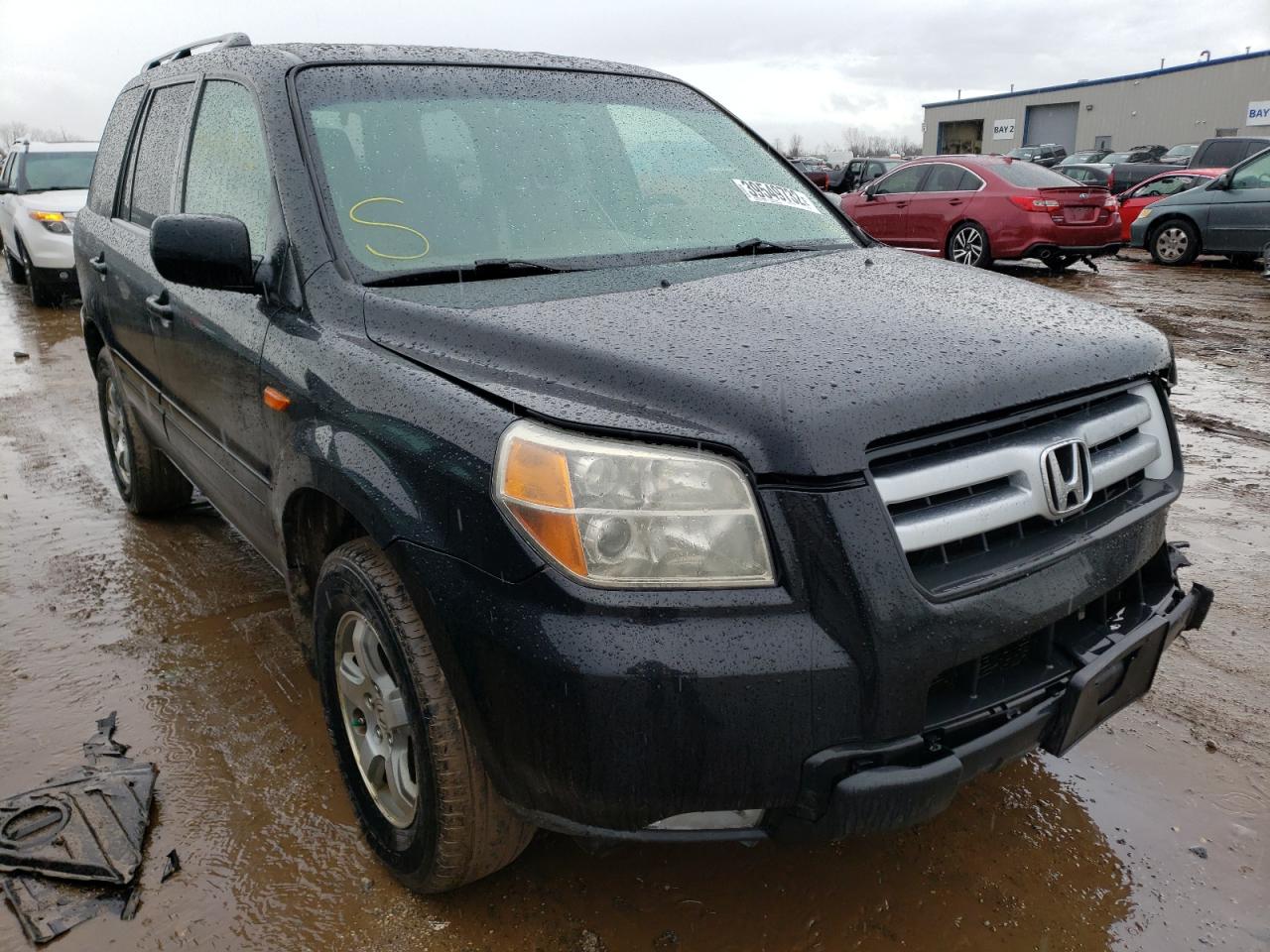 HONDA PILOT EXL 2007 with VIN 5FNYF18627B014431 - Photo from auction
