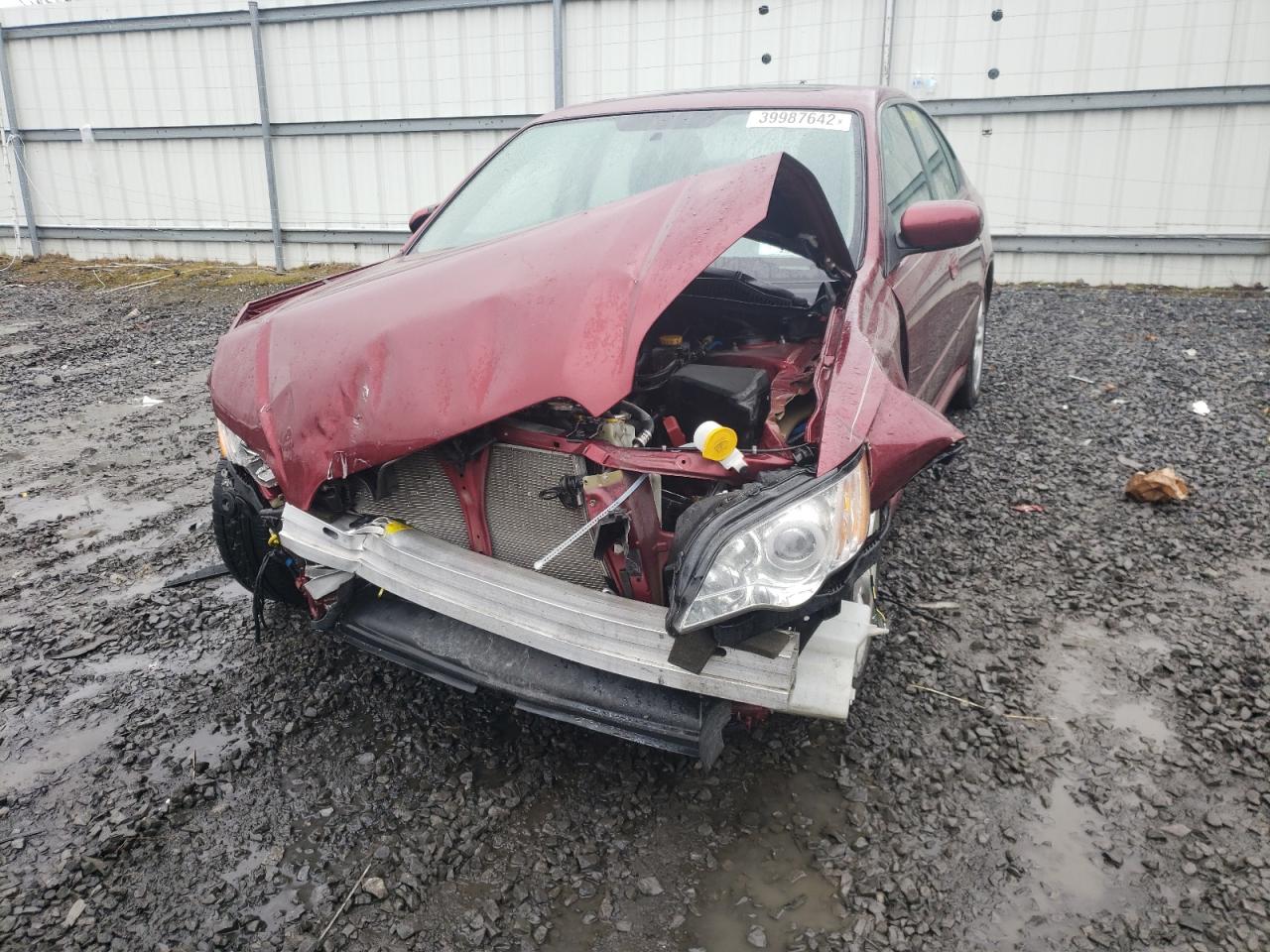 Photo 9 from auction – 2009 SUBARU LEGACY 2.5 with VIN 4S3BL616597236766