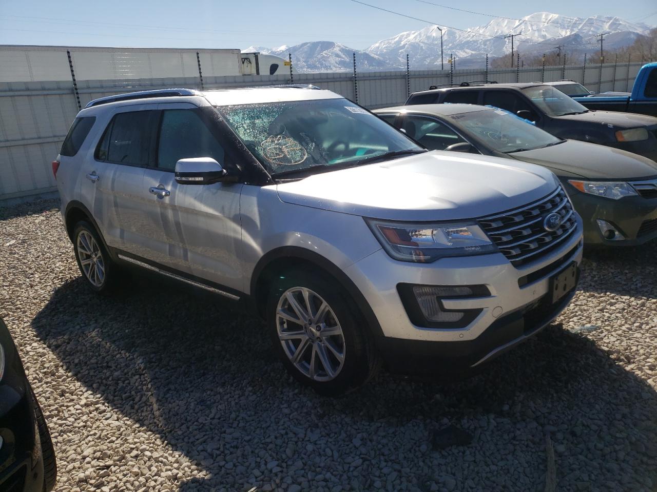 FORD EXPLORER L 2017 with VIN 1FM5K8F87HGC87668 - Photo from auction