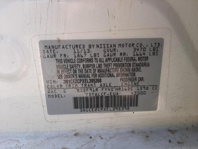 Photo 10 from auction – 2014 NISSAN VERSA NOTE with VIN 3N1CE2CPXEL395398