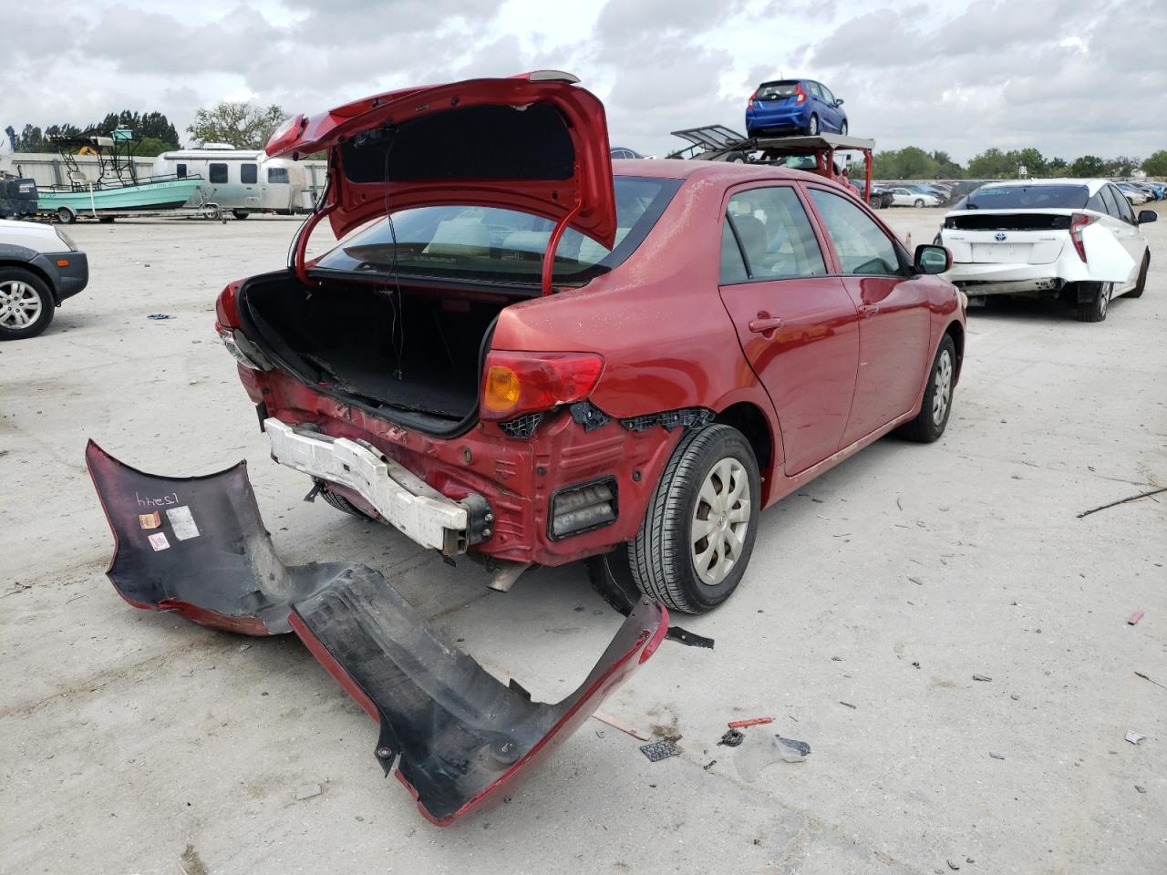 Photo 4 from auction – 2009 TOYOTA COROLLA BA with VIN JTDBL40E599020398
