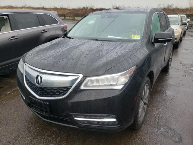Photo 2 from auction – 2016 ACURA MDX TECHNO with VIN 5FRYD4H62GB046415