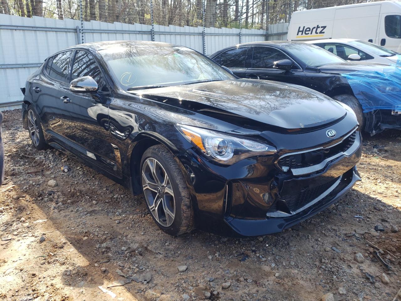 KIA STINGER 2021 with VIN KNAE15LA0M6094904 - Photo from auction