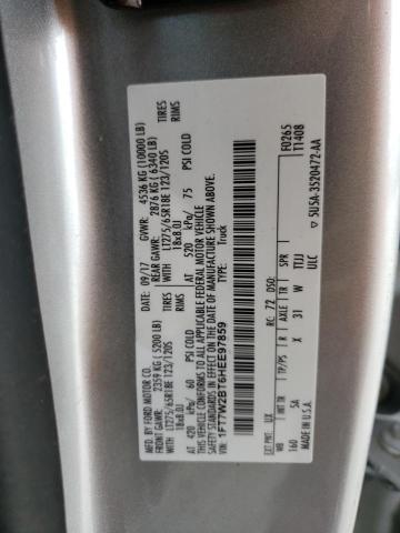 Photo 10 from auction – 2017 FORD F250 SUPER with VIN 1FT7W2BT6HEE97859