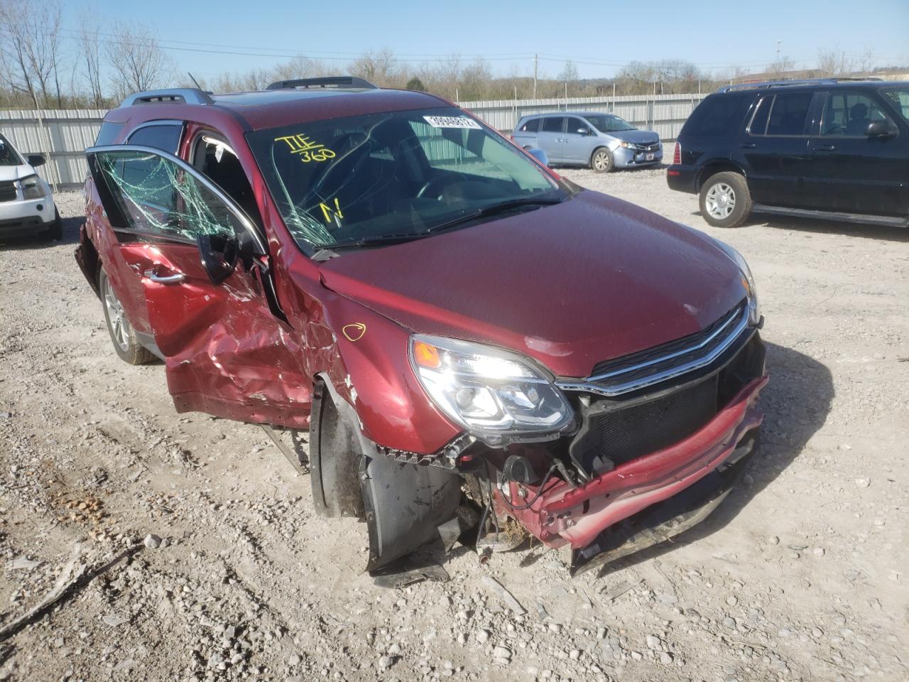 CHEVROLET EQUINOX PR 2017 with VIN 2GNALDEK9H1565500 - Photo from auction