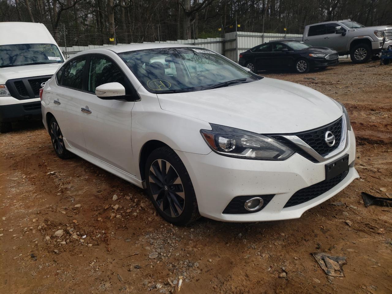 NISSAN SENTRA S 2018 with VIN 3N1AB7AP1JY211155 - Photo from auction