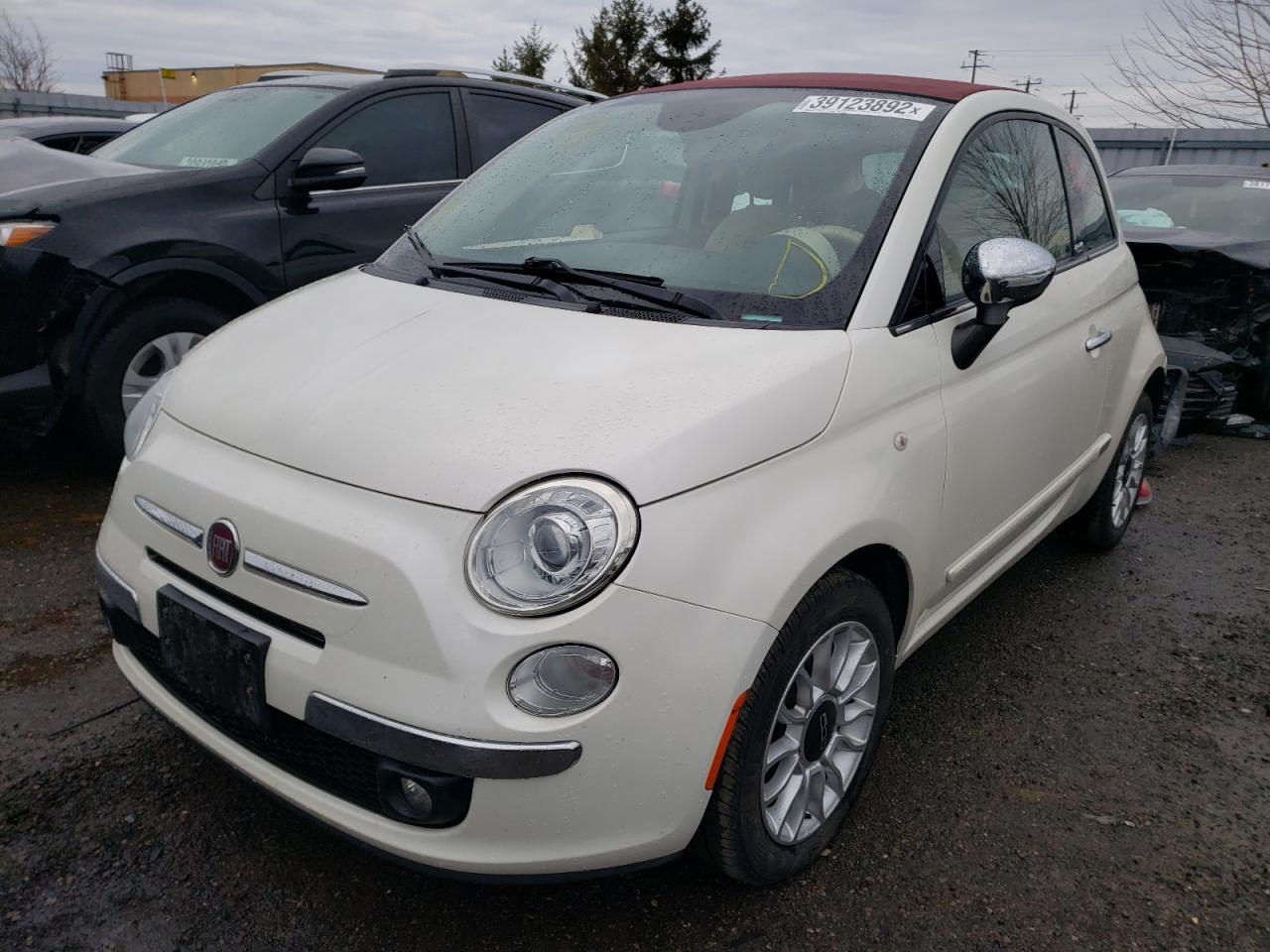 Photo 2 from auction – 2013 FIAT 500 LOUNGE with VIN 3C3CFFER7DT741278