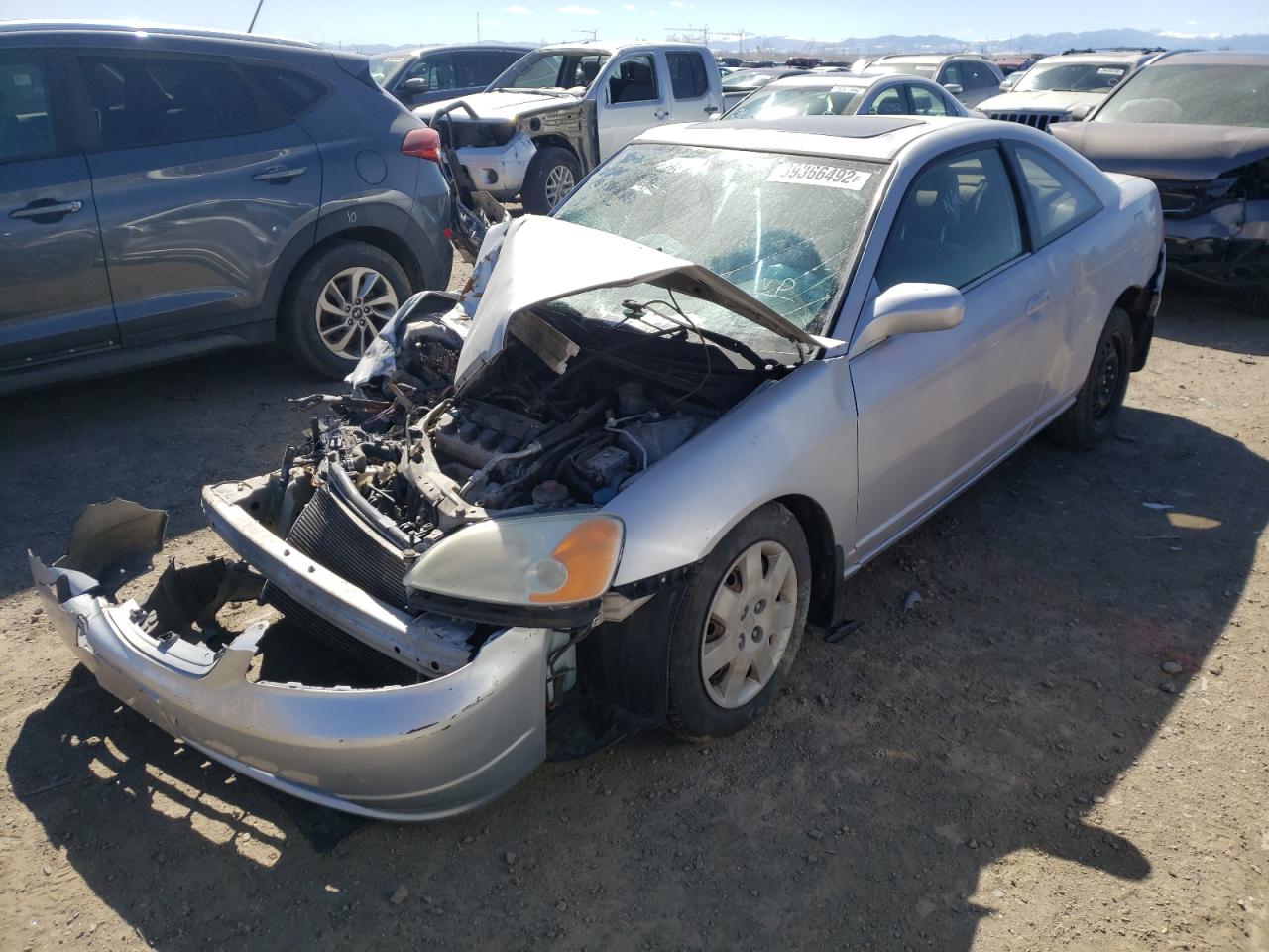 Photo 2 from auction – 2002 HONDA CIVIC EX with VIN 1HGEM22922L014860