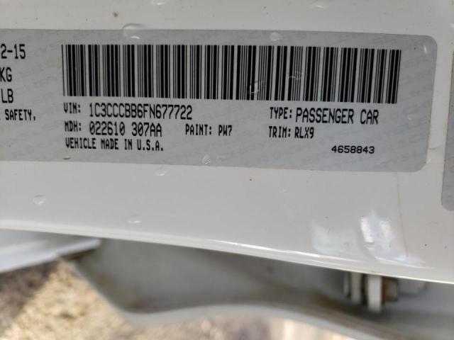Photo 10 from auction – 2015 CHRYSLER 200 S with VIN 1C3CCCBB6FN677722