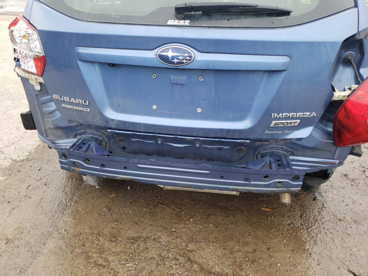 Photo 9 from auction – 2015 SUBARU IMPREZA SP with VIN JF1GPAT6XF8251821