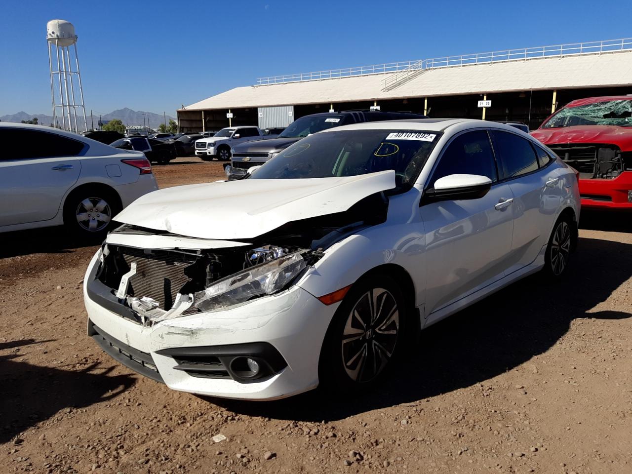 Photo 2 from auction – 2017 HONDA CIVIC EX with VIN 19XFC1F32HE008435