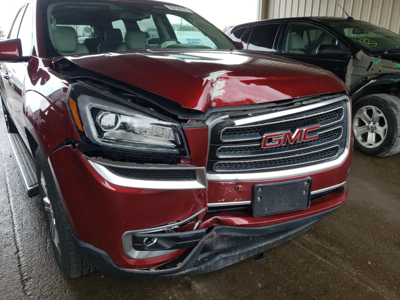 Photo 9 from auction – 2016 GMC ACADIA SLT with VIN 1GKKRSKD1GJ166241
