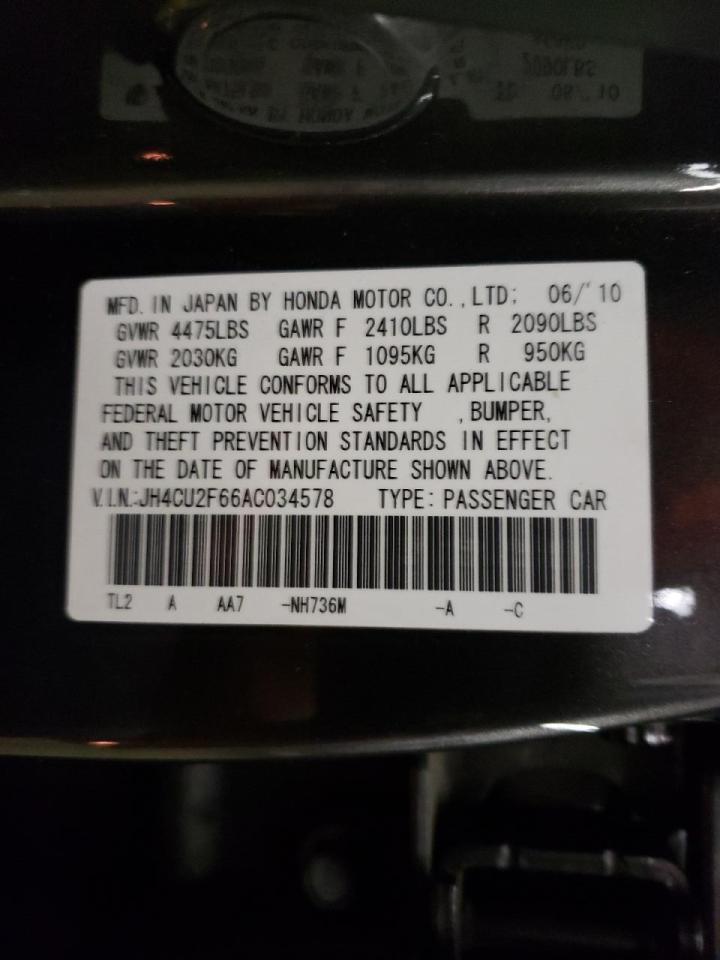 Photo 10 from auction – 2010 ACURA TSX with VIN JH4CU2F66AC034578