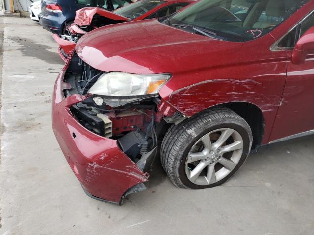 Photo 9 from auction – 2011 LEXUS RX 350 with VIN JTJZK1BA6B2411999