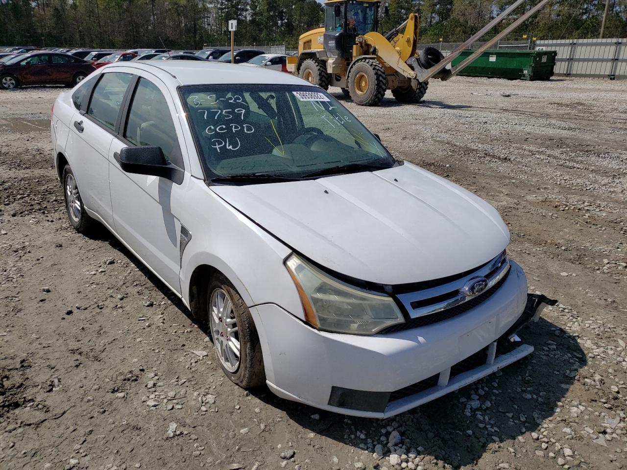 FORD FOCUS SE 2008 with VIN 1FAHP35N28W187759 - Photo from auction