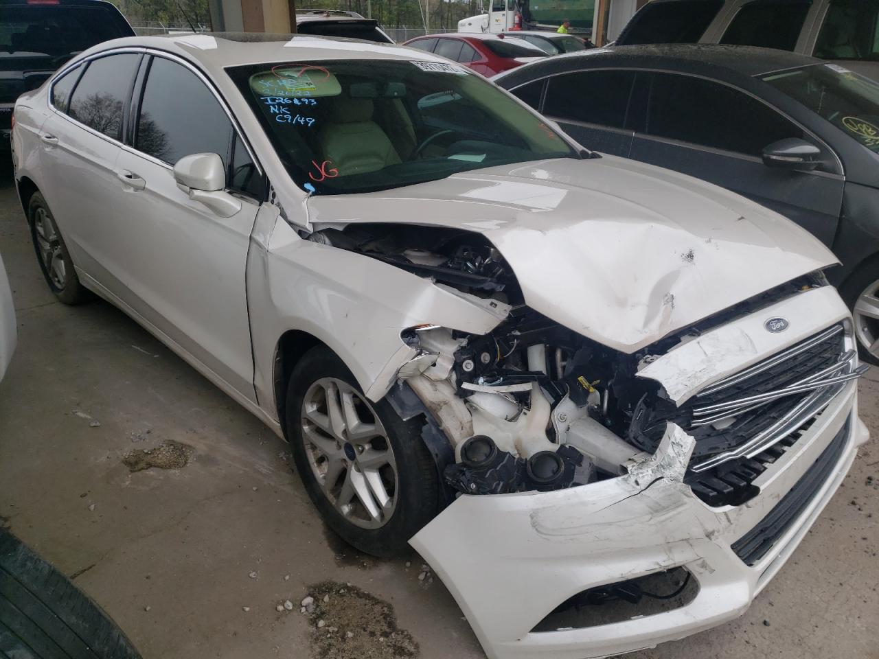 FORD FUSION SE 2016 with VIN 3FA6P0HD7GR331722 - Photo from auction