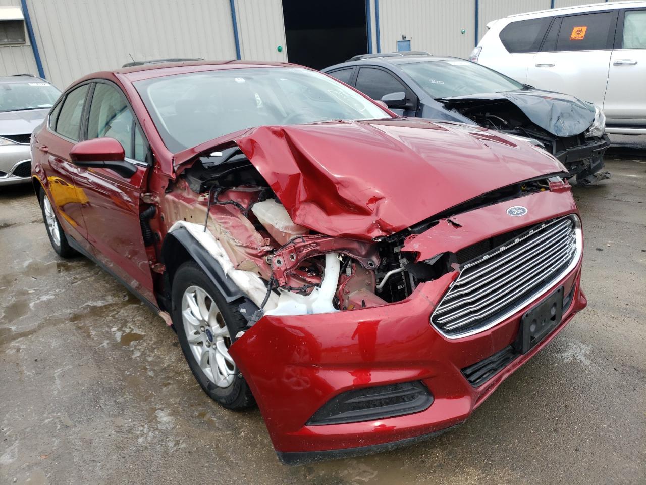 FORD FUSION S 2016 with VIN 3FA6P0G75GR170797 - Photo from auction