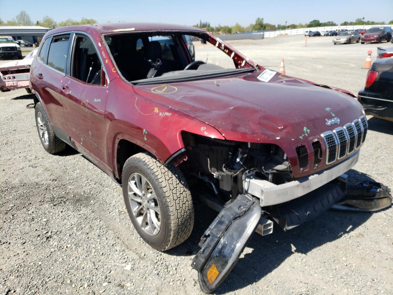 JEEP CHEROKEE L 2019 with VIN 1C4PJMLB5KD128097 - Photo from auction