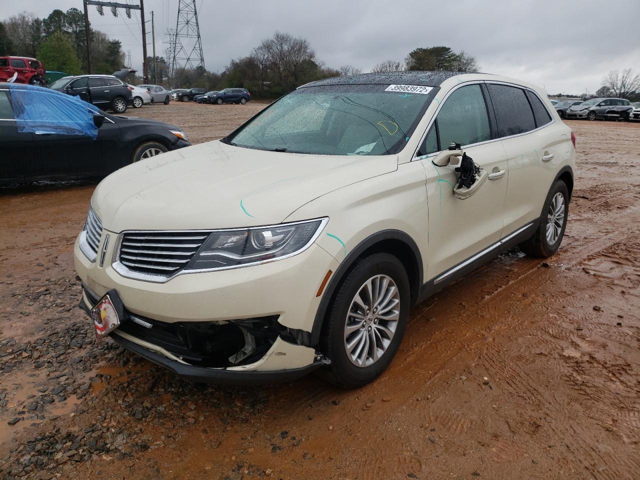 Photo 2 from auction – 2016 LINCOLN MKX SELECT with VIN 2LMPJ6KPXGBL75556